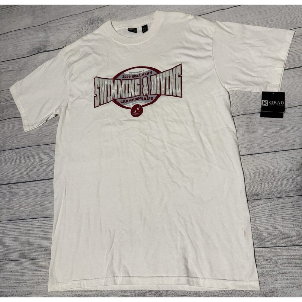 NCAA Men’s Swimming And Diving Championships 2009 T Shirt NWT Defect Texas
